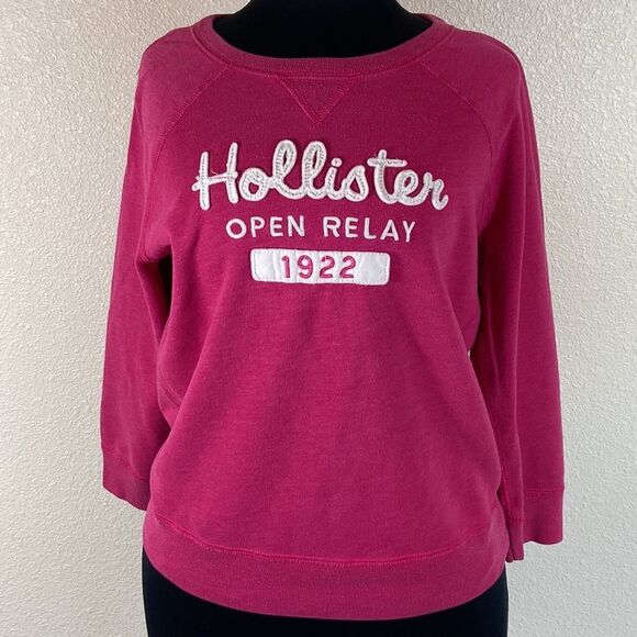 HOLLISTER CALIFORNIA 1922 WOMEN CREWNECK SWEATER SIZE M - Picture 2 of 15
